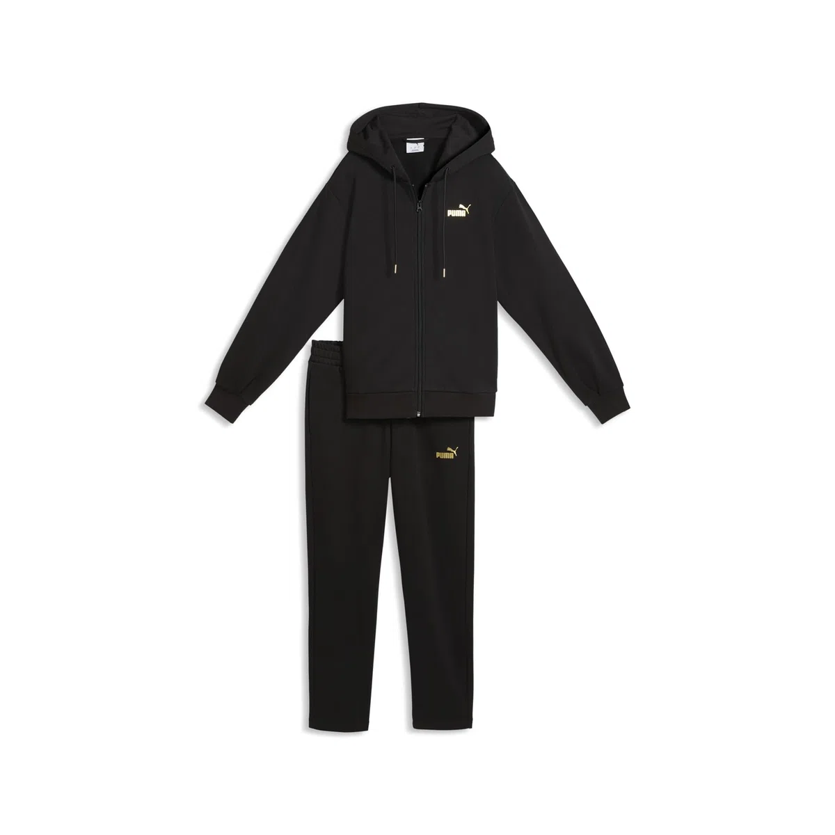 PUMA Metallic Hooded Standard Sweat Suit Fl Op Trajes de punto Mujer (Pack de 1)