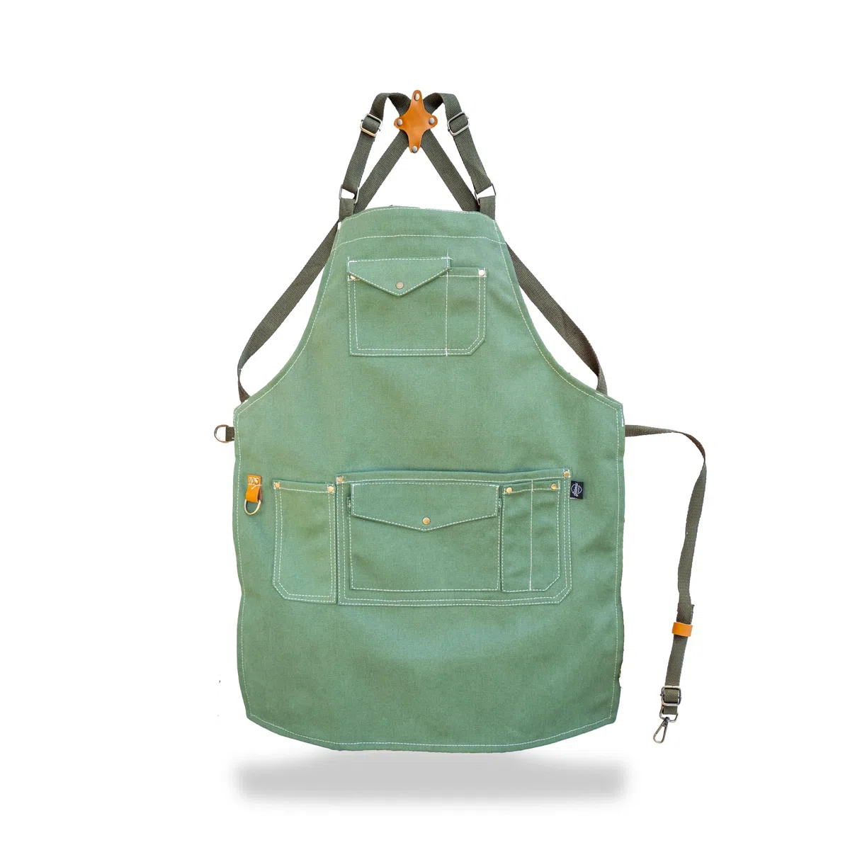 FARMER'S DEFENSE Delantal de lona Workhorse - Jade S/M, Jade, Small/Medium