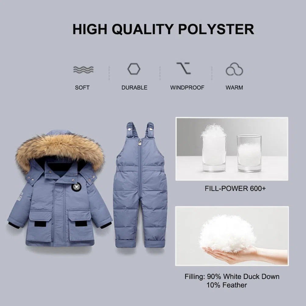 Mono de nieve para bebé y niña, impermeable, pelele para niños, chaquetas de esquí para niños, mono de nieve, mono de nieve, mono de nieve para niños