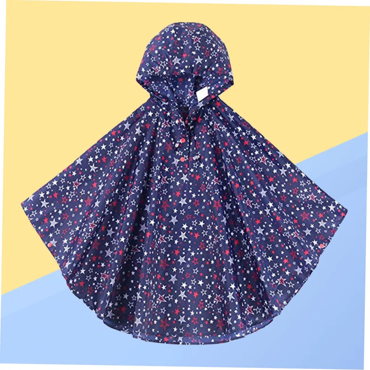 GALPADA 3piezas Chubasquero Infantil Capucha Para Niño y Poncho De y Reutilizable Color Azul