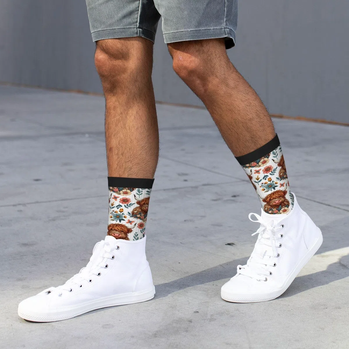 Calcetines de media pantorrilla, informales, divertidos, para mujeres, hombres, adolescentes, regalo (impresión 3D)