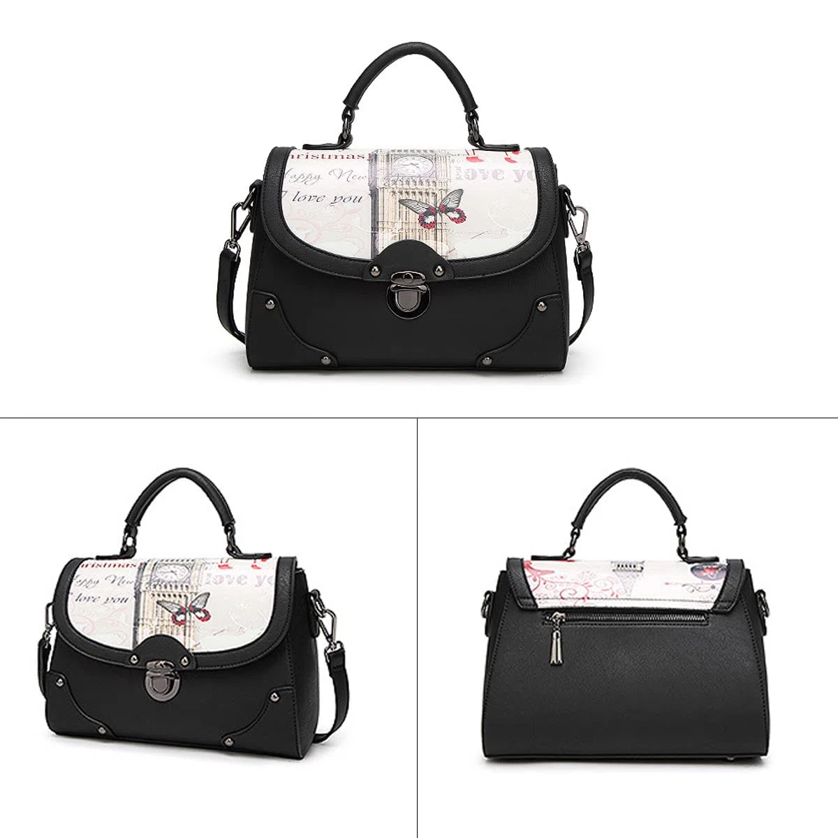 BUKESIYI Mujer Bolsos Bandolera Vestir Casual Bolsos de Mano Convertible PU Cuero Piel ES77152