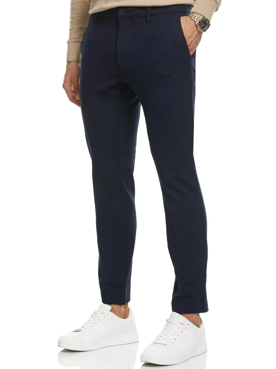 JEFF Burch Performance Pants - Pantalones chinos para hombre (tejido súper elástico)