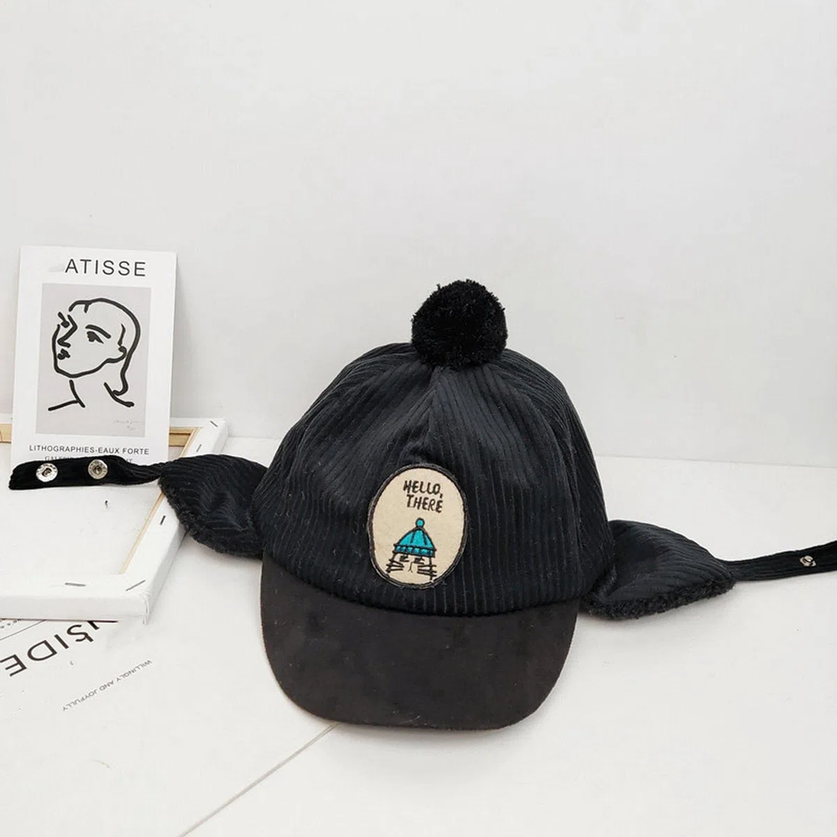 Invierno Niño Gorra Niña Kids Winter Winter Boys Sombreros Cálidos De Pelaje De Pieles para Niñas Cartoon Bid Gabs-Pink,1-5 Years