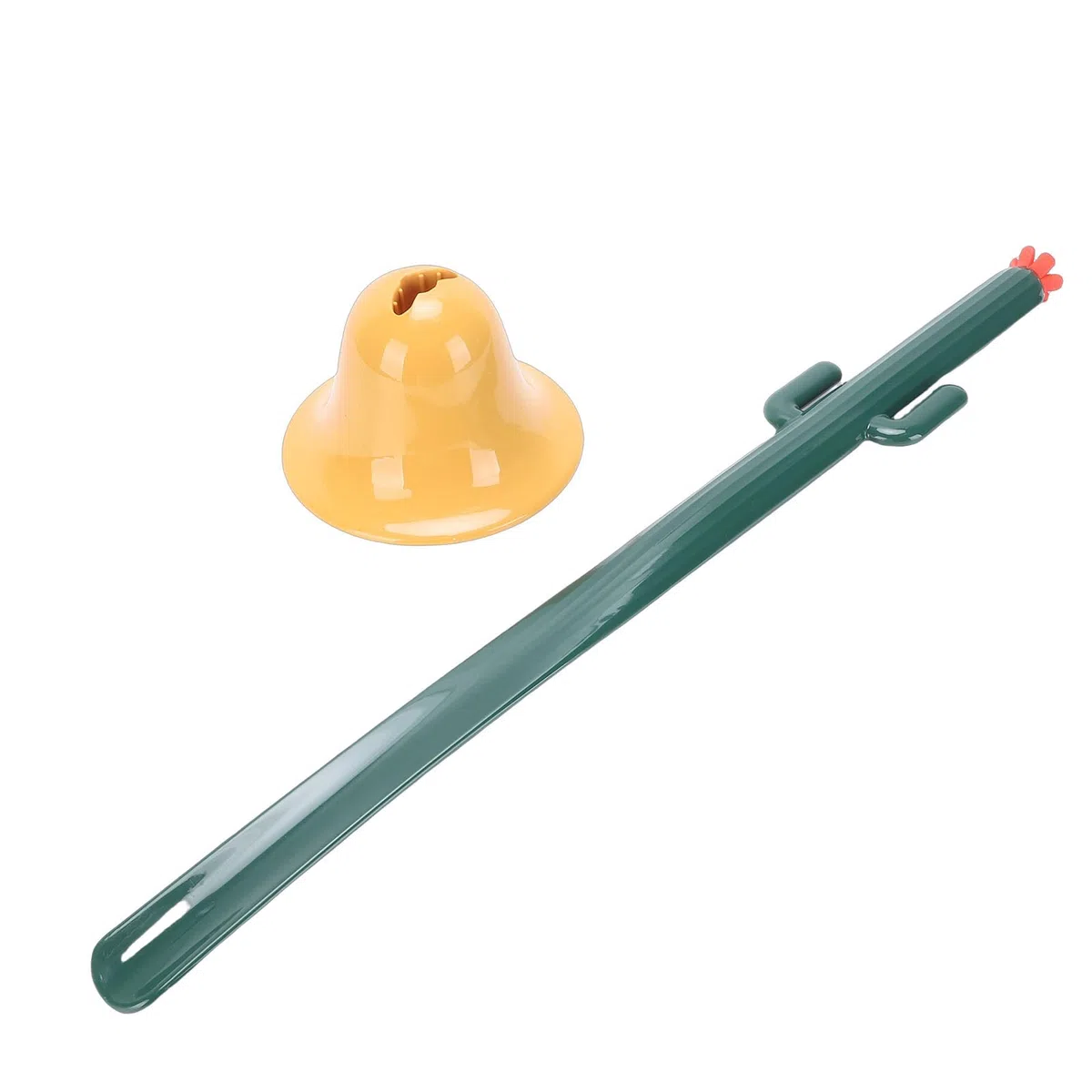 Zunate Calzador con Largo, Bastón Auxiliar para Zapatos en Forma de Planta con Base para Uso Doméstico, Calzador Ergonómico para Personas Mayores, Cuerno para Botas sin Curvas para Decoración de