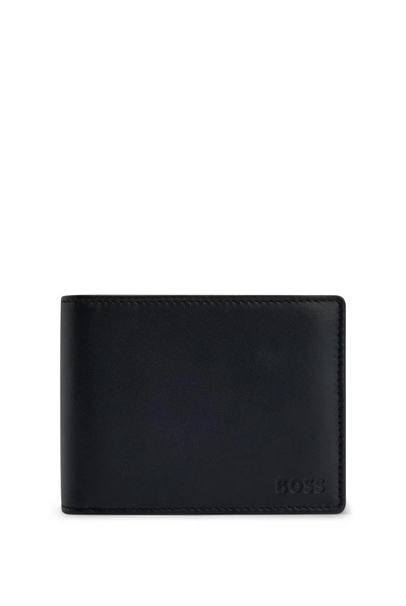 Hugo Boss Cartera Arezzo para Hombre, Color Negro, Talla ONESI
