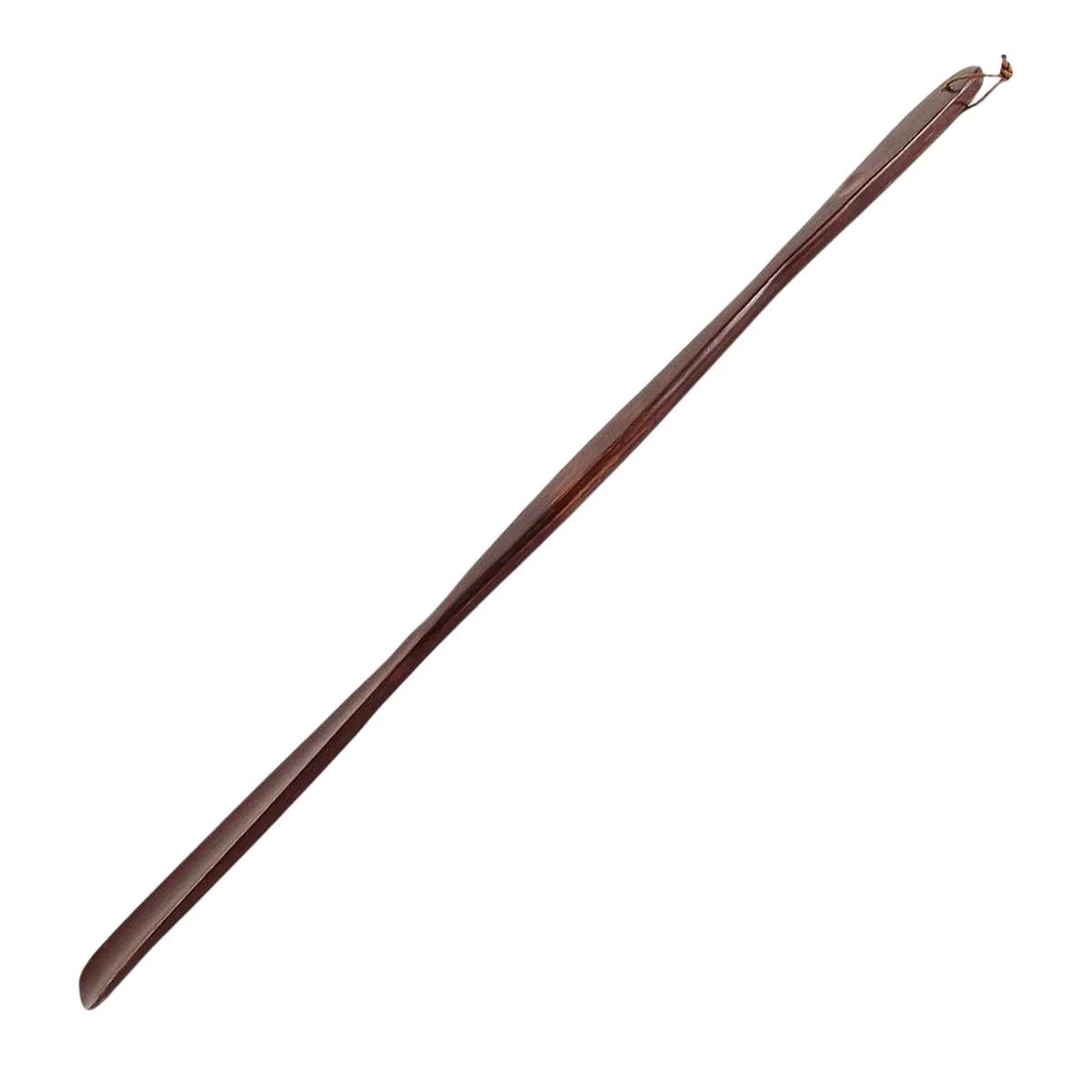 Calzador Madera Largo Portátil Extensible Funcional Ayuda Flexible con Cuerda para Hombres Mujeres Familiares Adecuado para Calzado de Cuero Hogar Reg