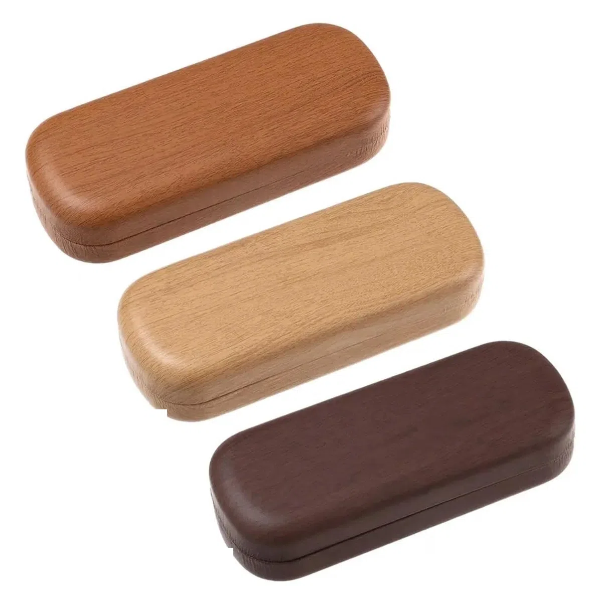 2 uds caja de gafas madera resistente al agua for mujer, lectura portátiles, estuche for sol, Protector Para Viajes Y Vacaciones