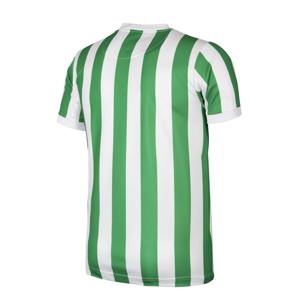 Copa - Camiseta Retro - Hombre - Atlético Nacional 1989 - Retro - Manga Corta - Blanco/Verde - 100% poliéster