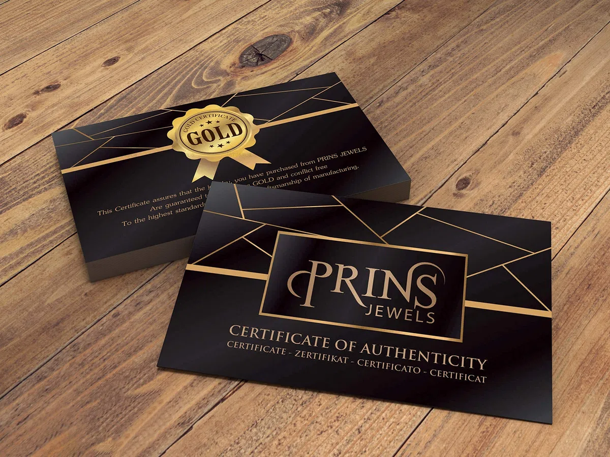 PRINS JEWELS Pendientes de aro de oro amarillo mate de 14 quilates 585 – EP7-01-1