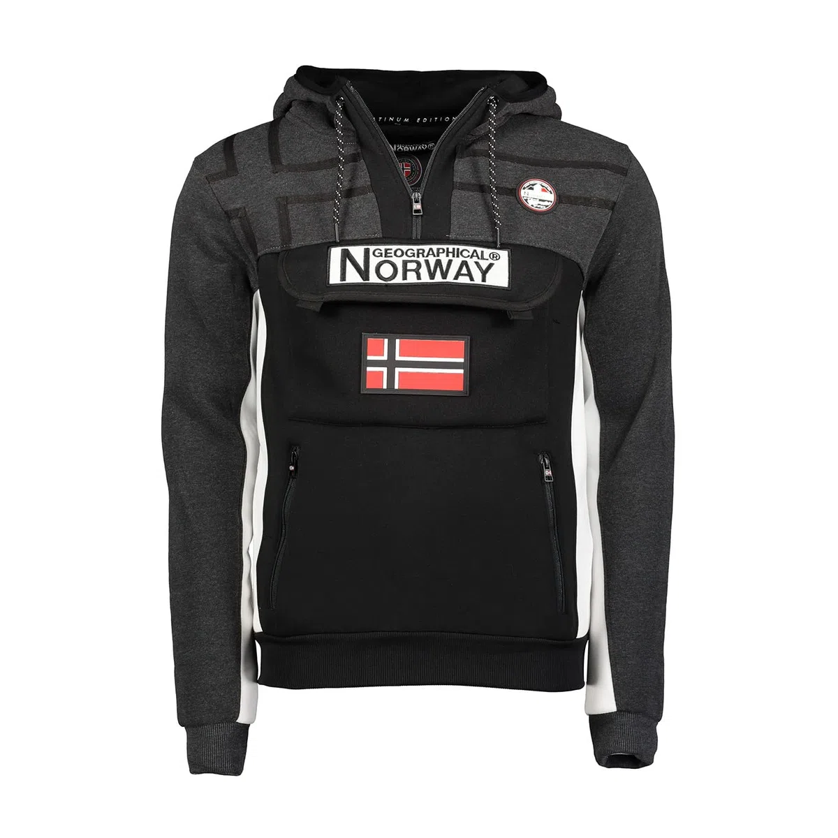 Geographical Norway- Sudadera con Capucha de Manga Larga Fitakol
