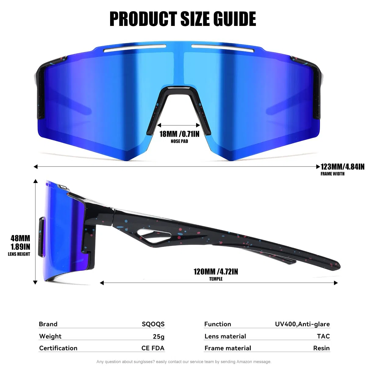 Paquete de 3 lentes de sol para niños y niñas, gafas de sol de béisbol para niños y niñas, softball, ciclismo, deportes, protección UV400