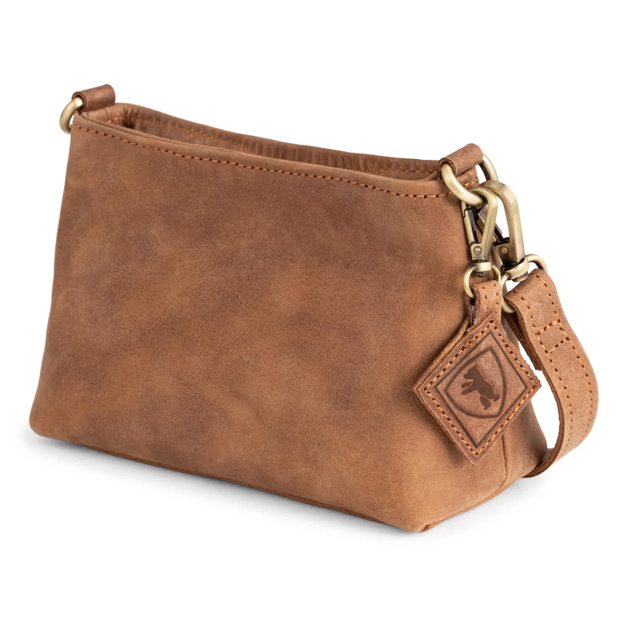 Berliner Bags Bolso bandolera vintage Marbella XS, pequeño bolso bandolera de piel, bolso de mano para mujer