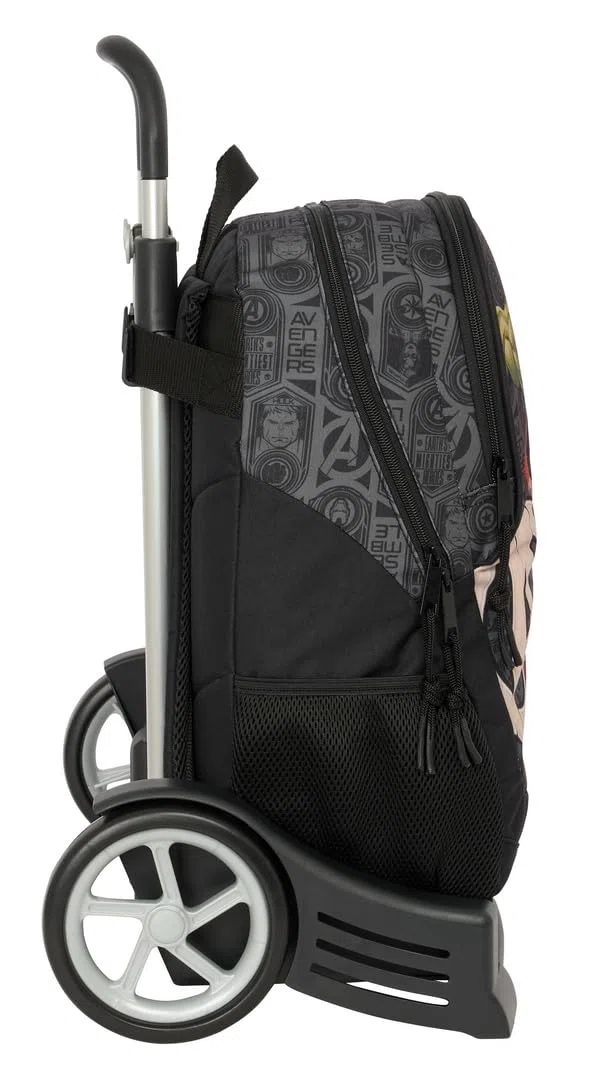 Safta AVENGERS VENDETTA - Mochila Escolar, Espalda Ergonómica, con Carro Evolution, Ideal para Niños de Diferentes Edades, Cómoda y Versátil, Calidad y Resistencia, 32x16x44 cm