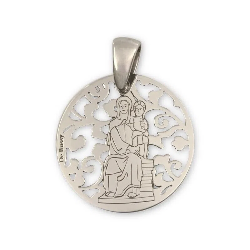 Medalla Virgen del Amor Hermoso en Plata de Ley