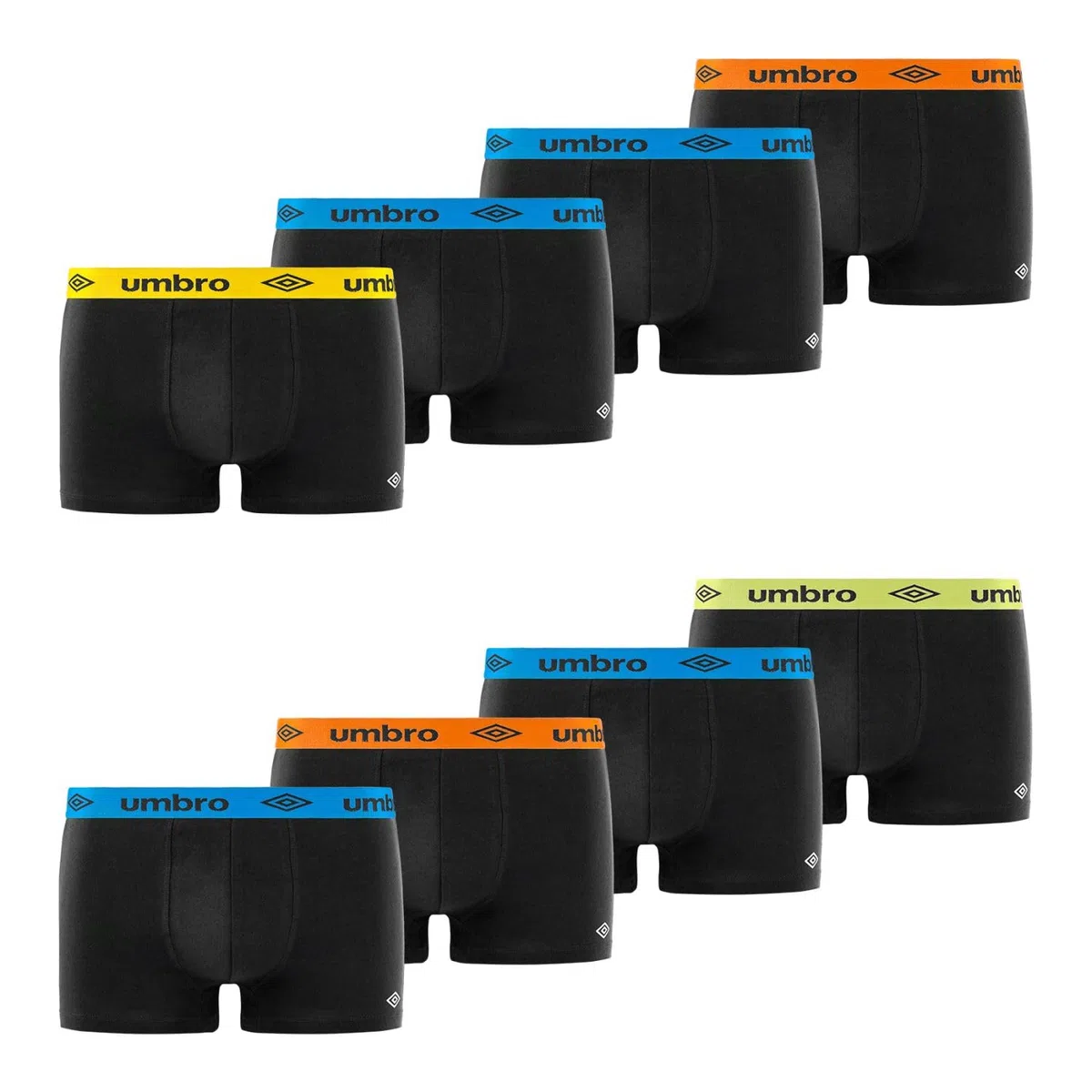 Umbro Umbro Boxer Umb/1/Bcx8 Ropa Interior de Hombres Hombre (Pack de 8)