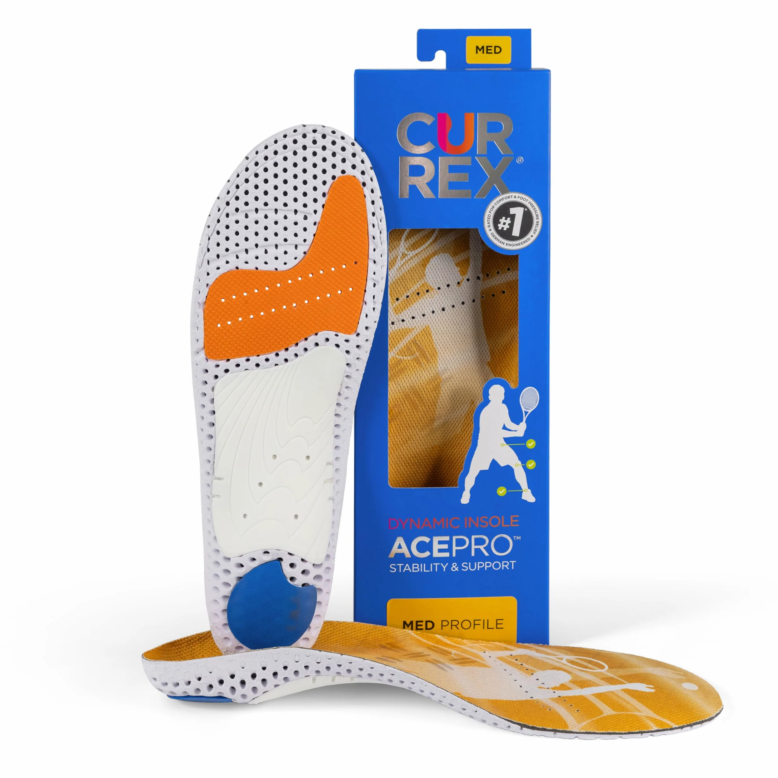 CURREX Acepro Med Plantilla Unisex naranja XL