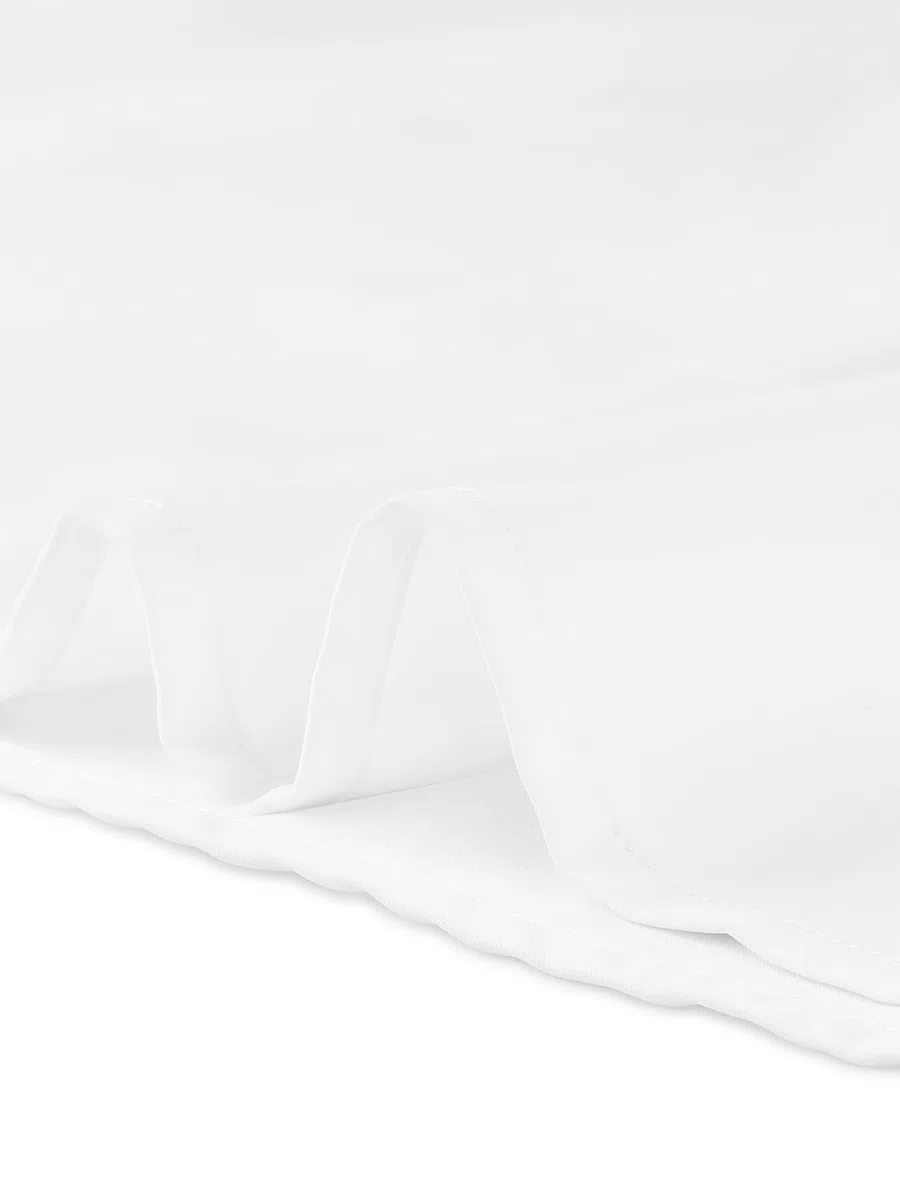 Allegra K Blusa de trabajo para mujer, cuello alto, manga casquillo, abertura en la espalda, elegante blusa de negocios