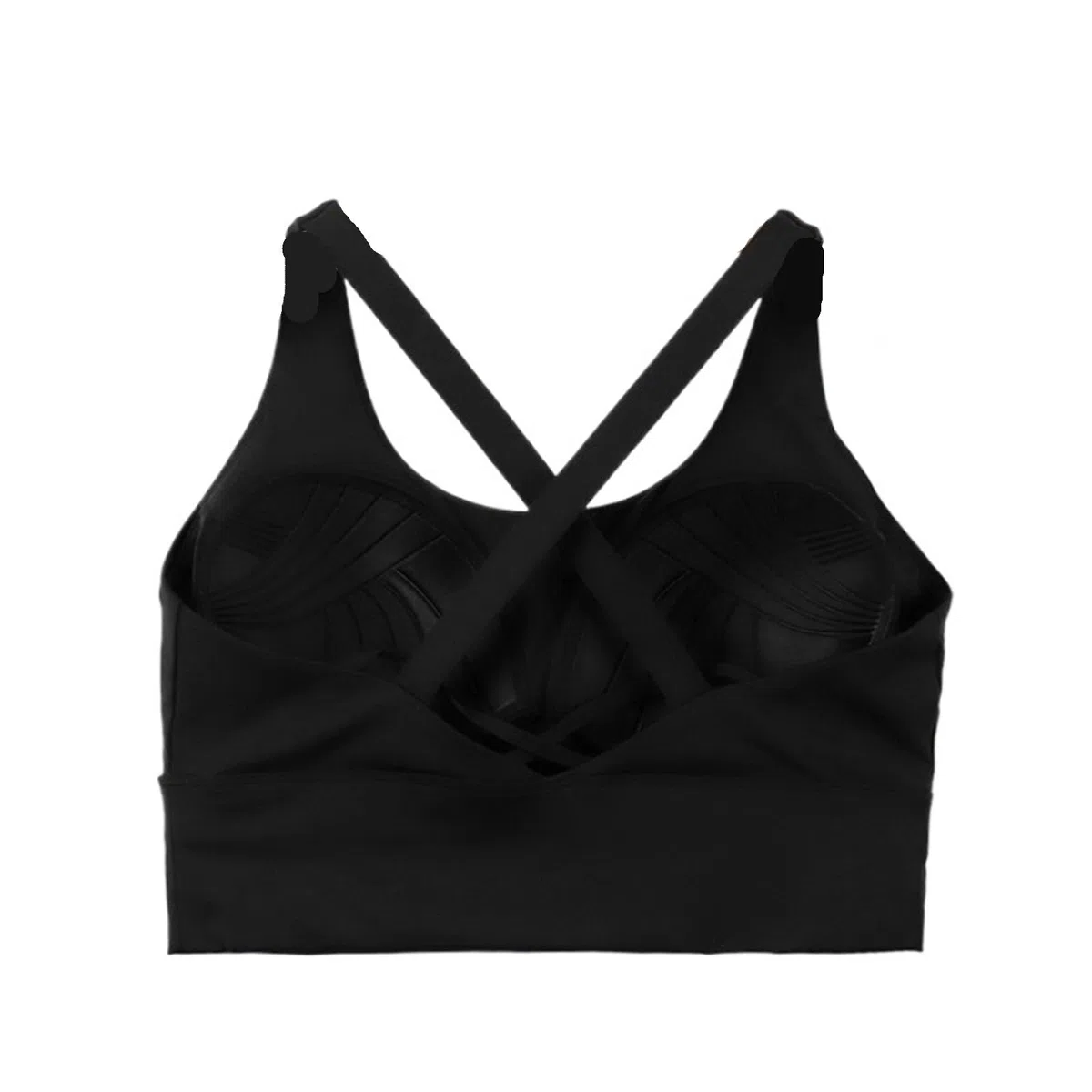 Sujetador Deportivo Cojín de Pecho Fijo Alta Resistencia Que Absorbe los Impactos for reuniones, Correr, Yoga y Fitness