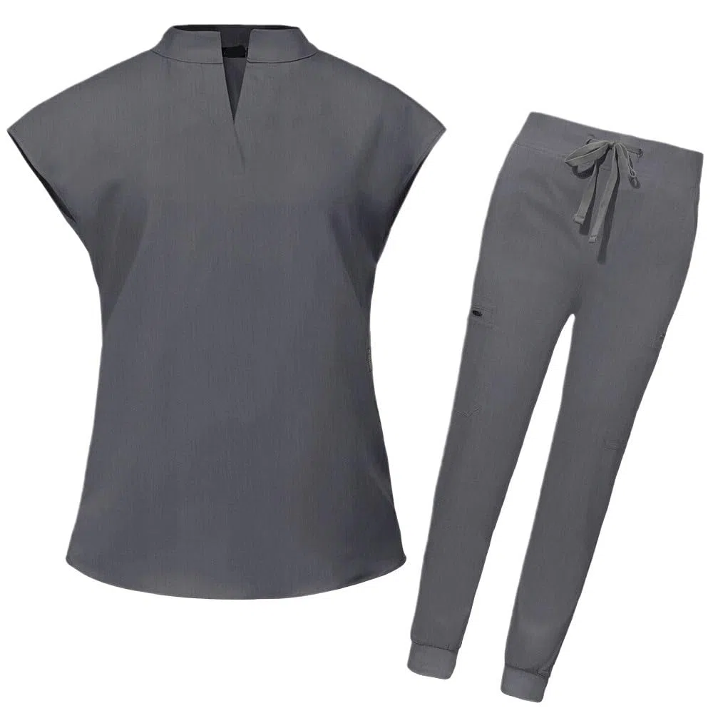 Pijama Enfermera Mujer Uniformes médicos de Hospital, accesorios for enfermeras, pantalón corto informal for mujer, trajes for correr de manga, ropa de trabajo de farmacia y laboratorio Dental, Tops y
