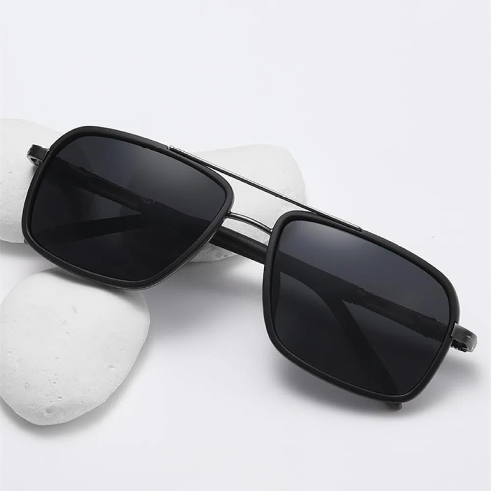 Gafas de sol con montura metálica para hombre, lentes de moda para conducir, gafas para hombre, viajes y pesca