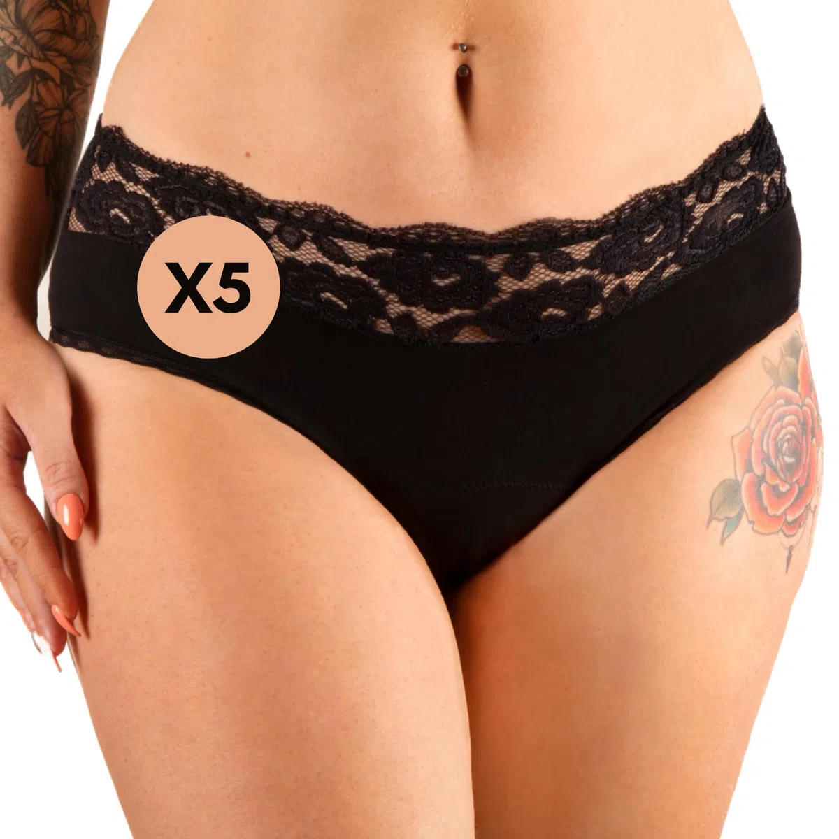 Braguita Menstrual Mujer Chloé - Serenidad, Comodidad y Feminidad - Tallas S a 4XL