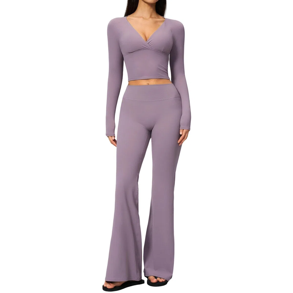 Ropa Deportiva cremosa para Adelgazar, Ideal para Yoga, Correr y Actividades al Aire Libre. Transpirable y de Corte Ajustado.