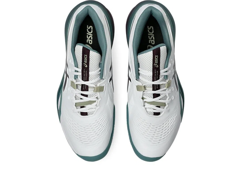 Asics Gel-Resolution X Clay White/Dark Aubergine ZapatillasHombre