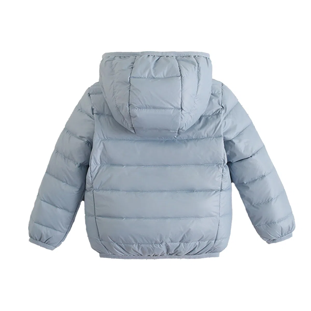 MEGXON Chaqueta Invierno for Niñas Niños Sudadera Capucha Abrigo Prueba Viento Ropa Gruesa Cálida Plumón (Color : Bluee, Size : 90)