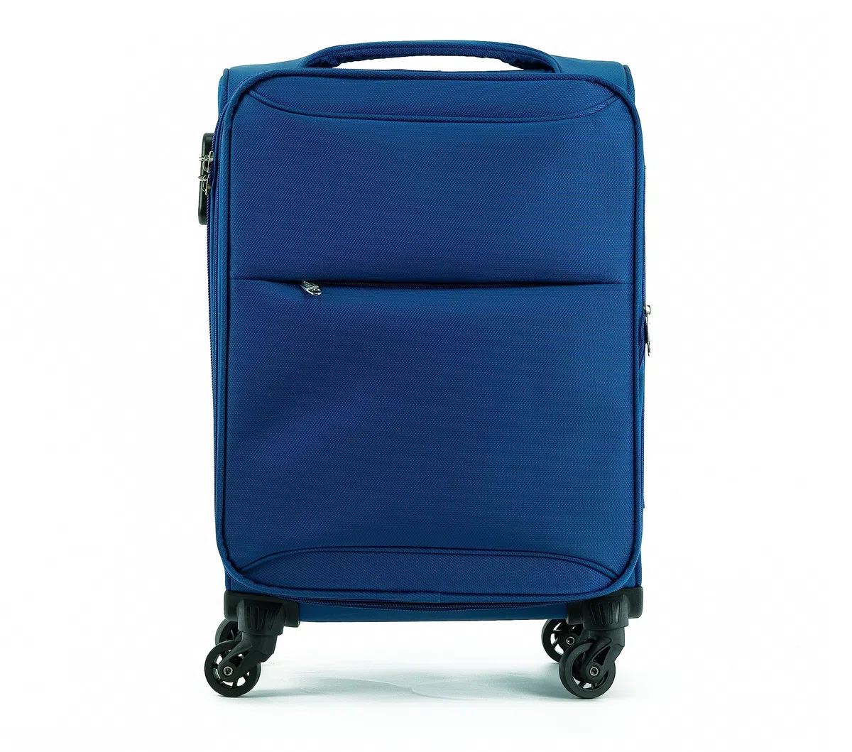 Maleta de Tela para Cabina Equipaje de Mano Viajar en avión rigida Viaje 4 Ruedas 360º giratorias Color Azul Maleta de Viaje