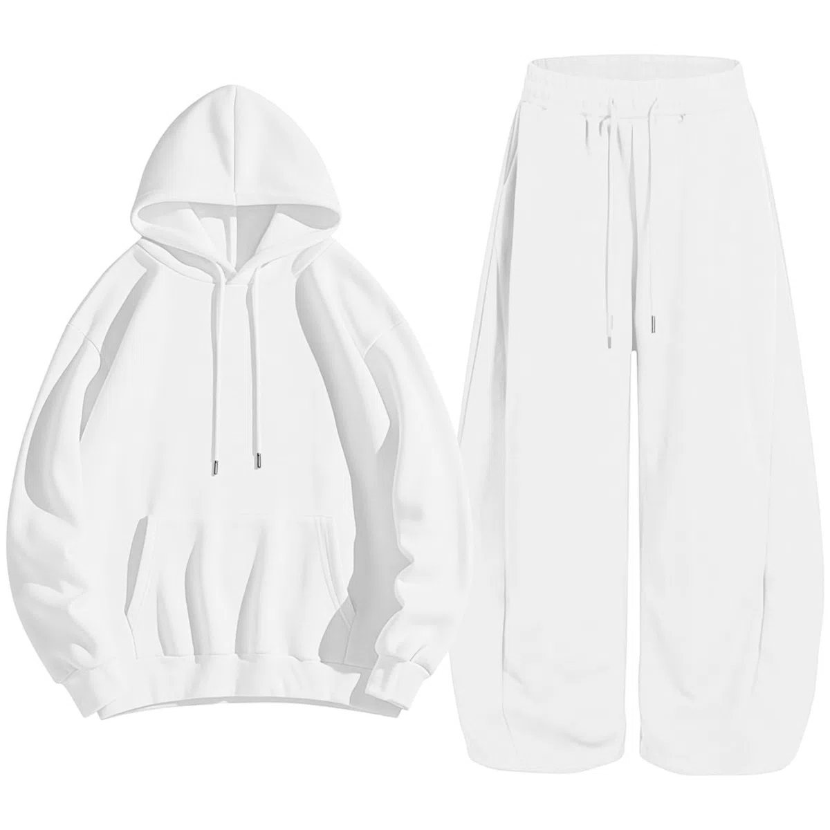 LUCKME Conjunto Deportivo Mujer,Chandal Mujer Completo Holgado Manga Larga