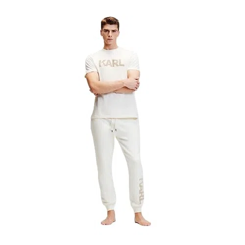 KARL LAGERFELD Hombre Flock Logo Joggers