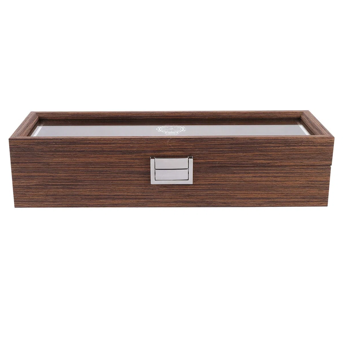 MAGICLULU Caja de Reloj de Madera Roja para Proteger Relojes 6 Ranuras, Organizador Elegante y Vintage Adecuado para Obsequio en San Valentín o Boda