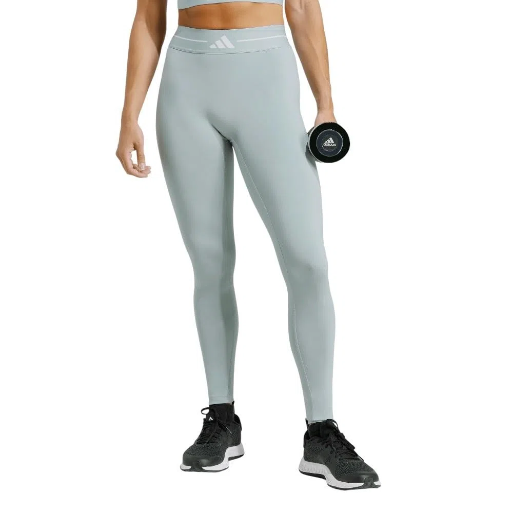 ADIDAS Leggings HYPERGLAM 3 Bandas Verde SAMA JX1876 Mallas Mujer Fitness