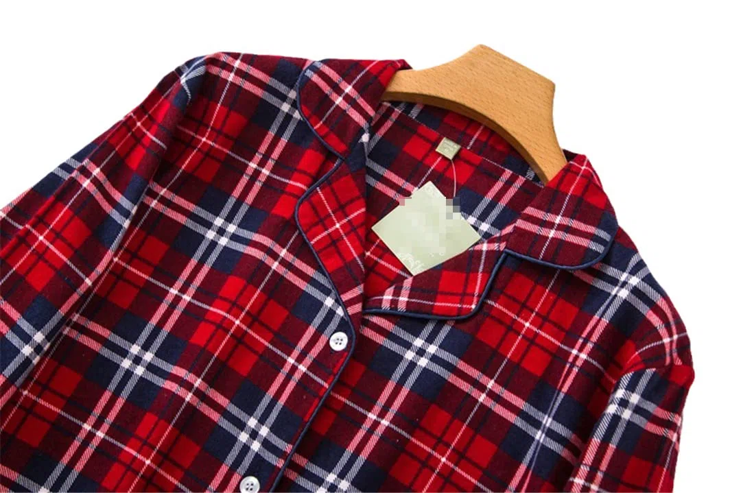 Conjunto de Pijama de Invierno para Mujer, Franela de algodón, Pantalones Largos, Traje para Dormir, 14 L