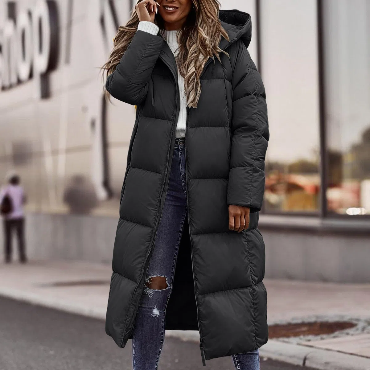 Abrigos De Invierno Para Mujer Abrigo Mujer Tallas Grandes Abrigos Casaca Invierno Abrigo Chaquetón Chaquetones Paño Plumifero Largo Largo Gabardina De Acolchado Largos Parkas Parka Chaquetón