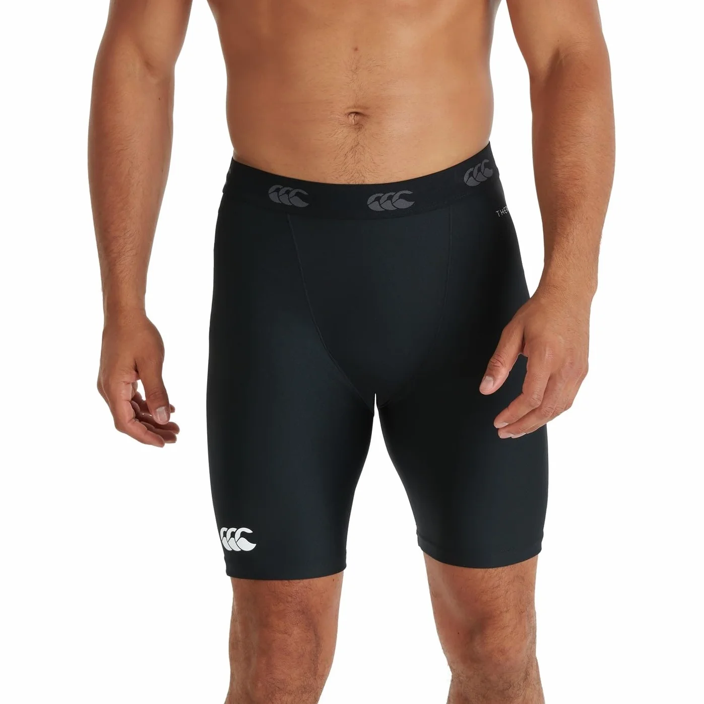 Canterbury Mallas cortas para hombres, capa inferior con tecnología Thermoreg