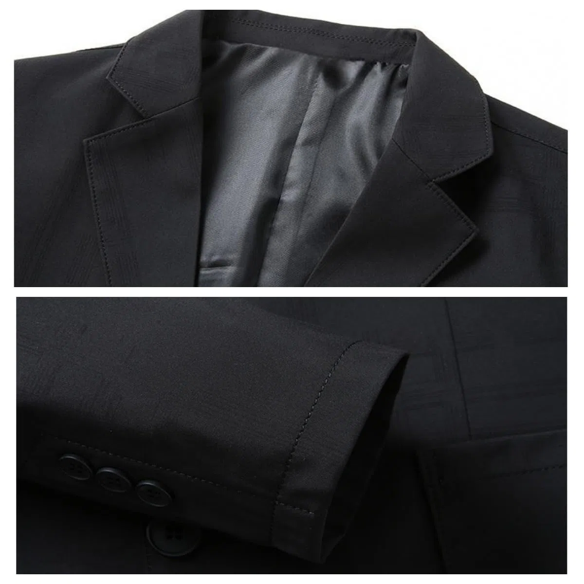 Chaqueta Vestir Hombre,Chaqueta De Traje Informal para Hombre, Talla Grande, Cómoda, Ajustada, Color Liso, Manga Larga, Dos Botones, Ligera, para Boda, Graduación, Esmoquin.
