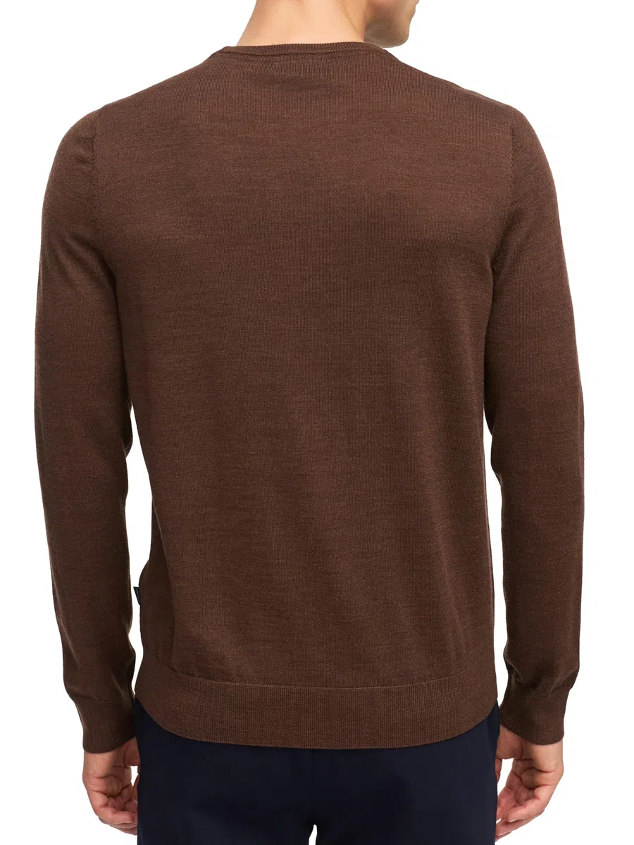 KRONSTADT KSJohannes - Jersey de punto para hombre, 100% lana merino, jersey de invierno para hombre