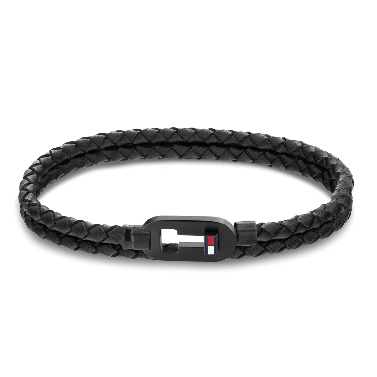 Tommy Hilfiger Jewelry Pulsera de Cuero Trenzado para Hombre Color Negro - 2790386