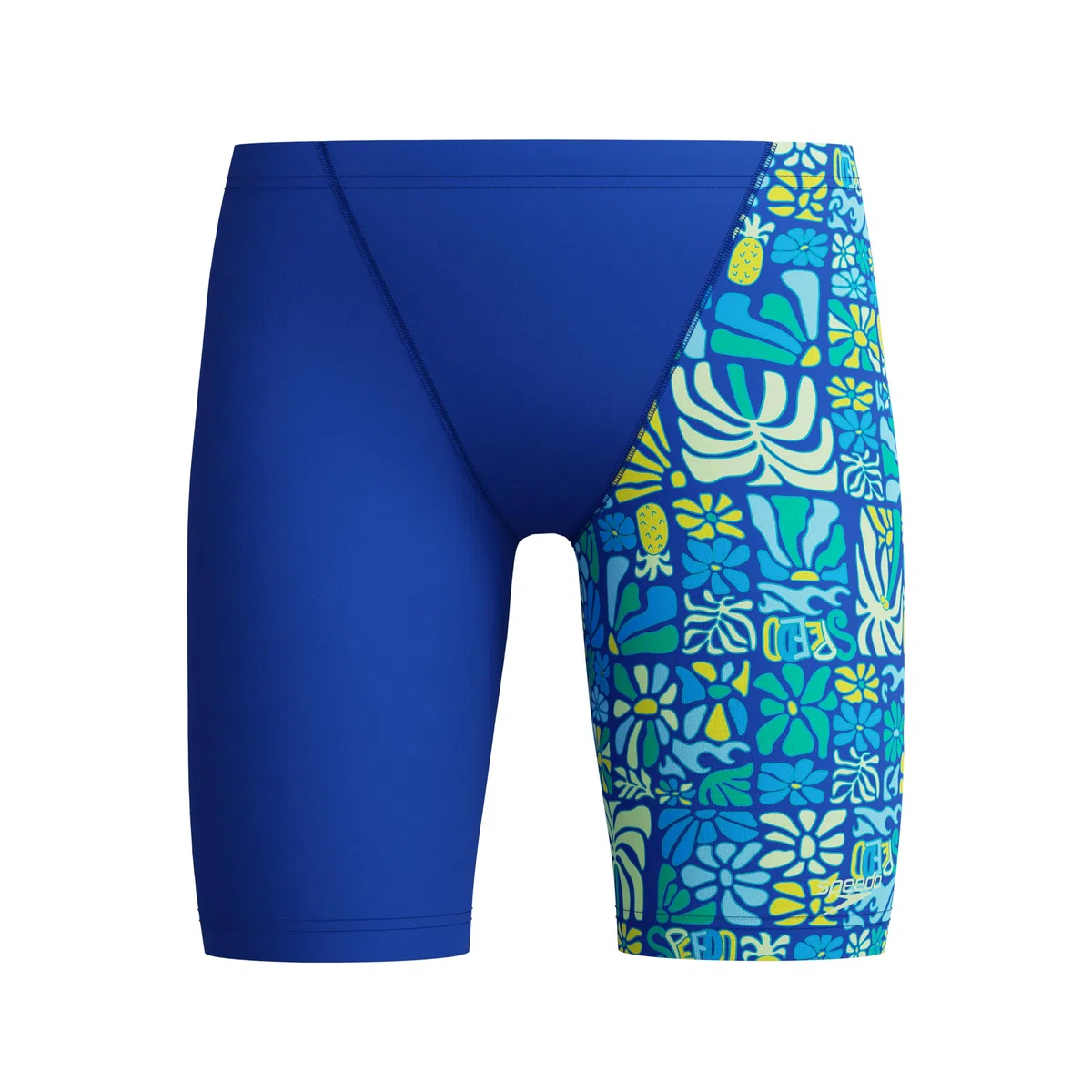 Speedo Bañador Jammer con corte en V para niños, color zafiro profundo/azul angelical