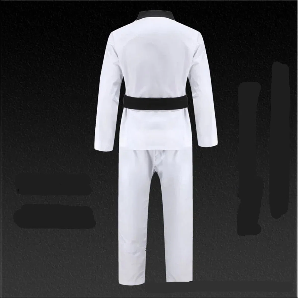 Traje De Judo Trajes de Judo, Disfraces, Ropa, Uniformes Blancos de Taekwondo, Karate, Judo, Dobok, Ropa for Adultos, Uniforme Gi de Manga Larga Unisex(160cm)