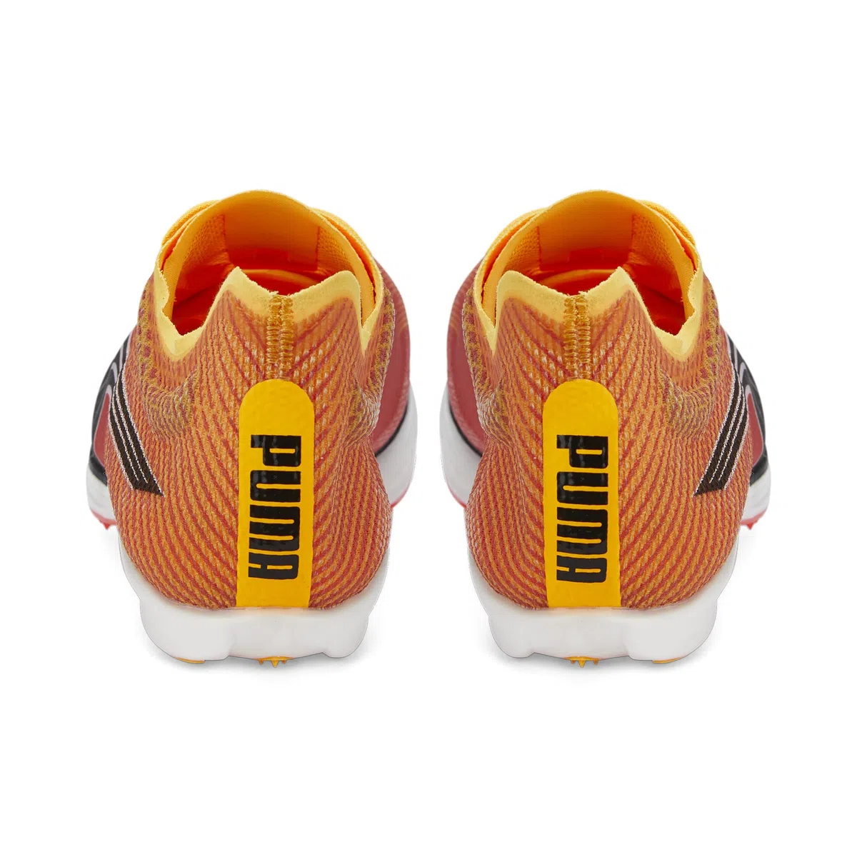 Puma Unisexo Regular Long Distance Zapatillas con Clavos para Pista y Campo Evospeed Distance Nitro Elite 45 Sun Stream Sunset Glow Black Orange Pink