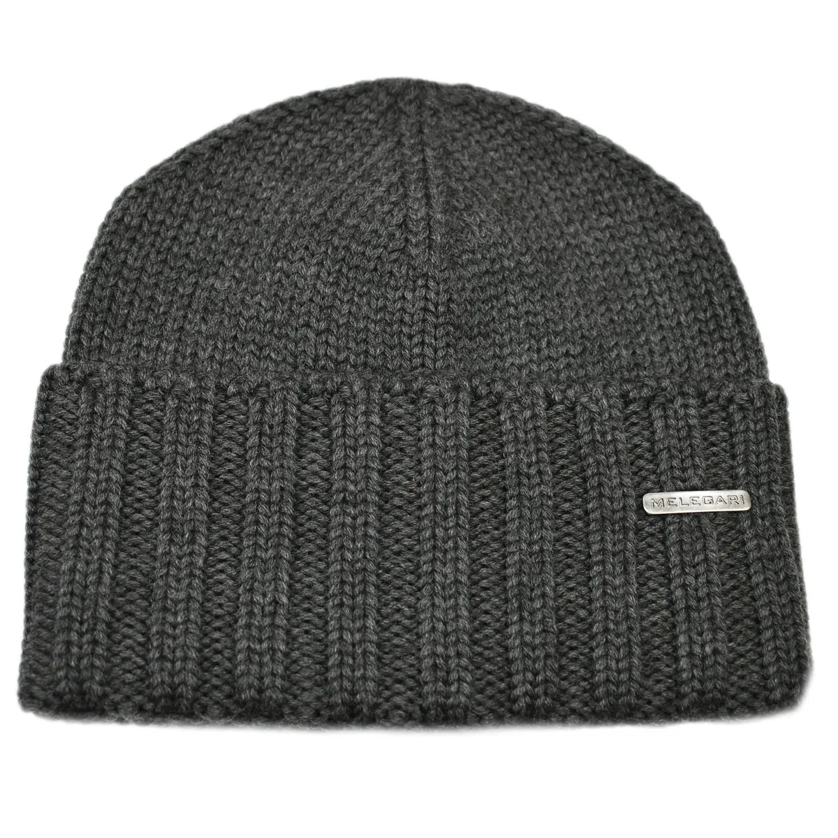 MELEGARI Gorro gorro borde alto | Beanie Varese | pura lana merino | Made in Italy