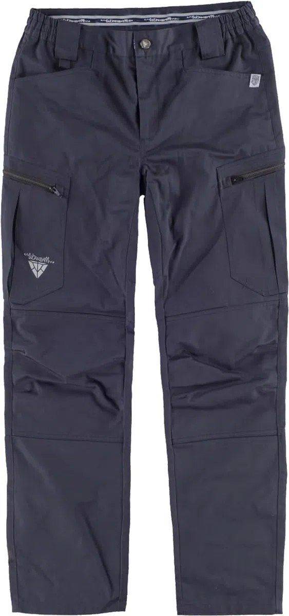 Teamwork WORKTEAM Security Pantalón Táctico Mechanical Stretch, Elástico, Multibolsillos, Culera y Rodillera Reforzada, Tejido Elástico y Resistente, Mod Policía, Police. Unisex Marino Oscuro M