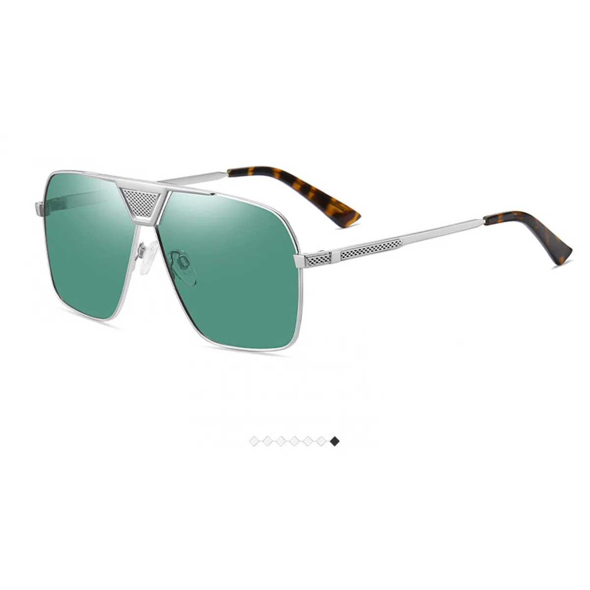 Gafas de sol polarizadas Gafas de sol de metal para hombre y mujer, gafas de sol universales con marco grande